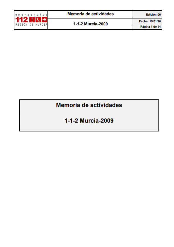 Memoria anual 2009