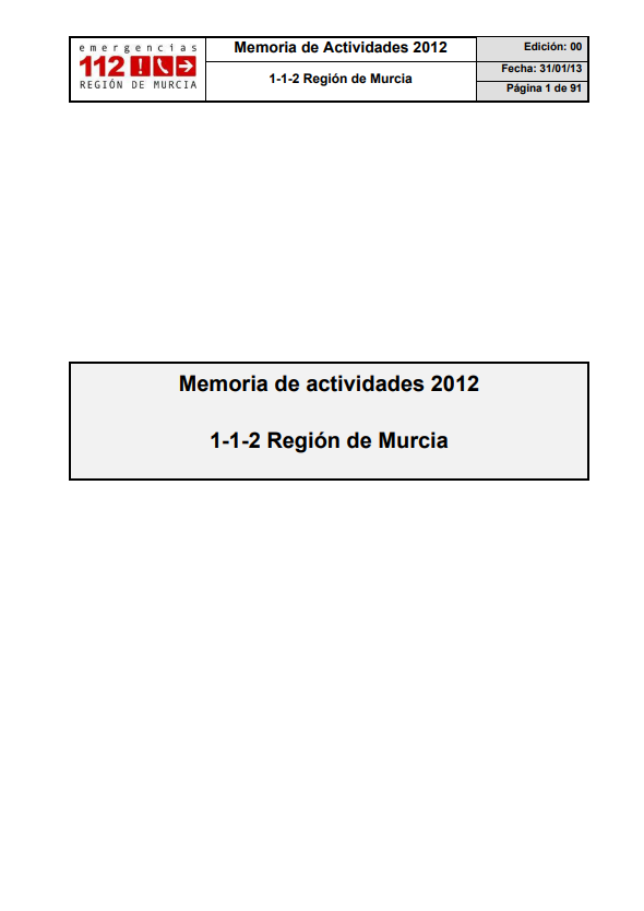 Memoria anual 2012
